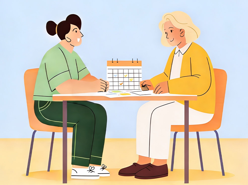 Persönliche Assistenz bei der gemeinsamen Terminplanung Persönliche Assistenz bei der gemeinsamen Terminplanung